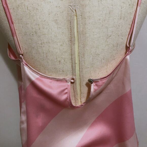 Victoria's Secret NWT Striped Pink Satin Cami Top Women Various - Picture 7 of 9